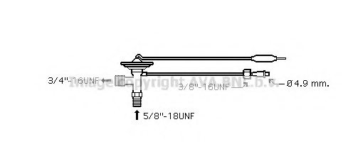 PRASCO MZ1247 Expansion Valve, air conditioning